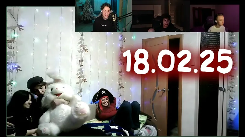 18.02.25 | ШОУ "НАУШНИКИ" С СЕКС БОМБОЙ И ОРИССОМ / ПРОВОДИТ БАТЛ С АЗАМАТОМ АЙТАЛИЕВЫМ И СМОТРИТ ТИК ТОКИ