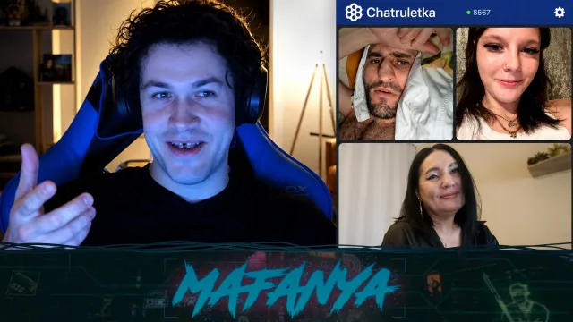 МАФАНЯ ОБЩАЕТСЯ С ОБИТАТЕЛЯМИ ЧАТ РУЛЕТКИ