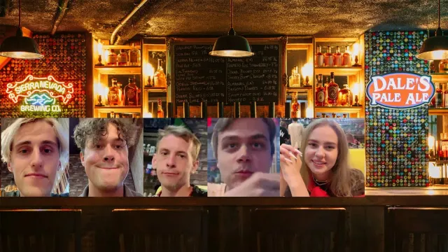 МАФАНЯ, БРАМО, ТОНЯ, DJ ТРАХ И ФЕРОМОНИХА СИДЯТ В КАБАКЕ "ПИВНАЯ ИЗБА"
