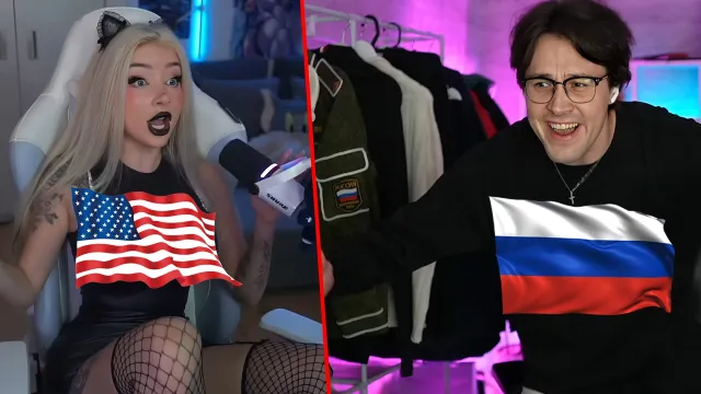 RUSSIAN CRAZY STREAMER RAID'S AMERICAN STREAMER'S 😱🤣